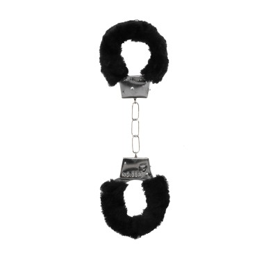 Pleasure Furry Hand Cuffs - With Quick-Release Button